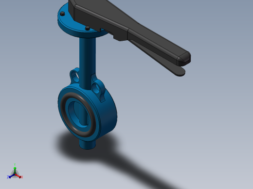DN50不锈钢手动蝶阀