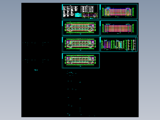 某职工宿舍全套建筑
