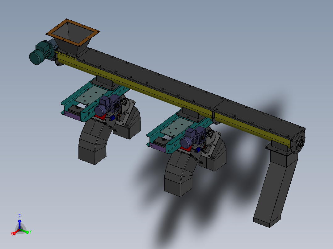 螺旋输送机sw17主视图