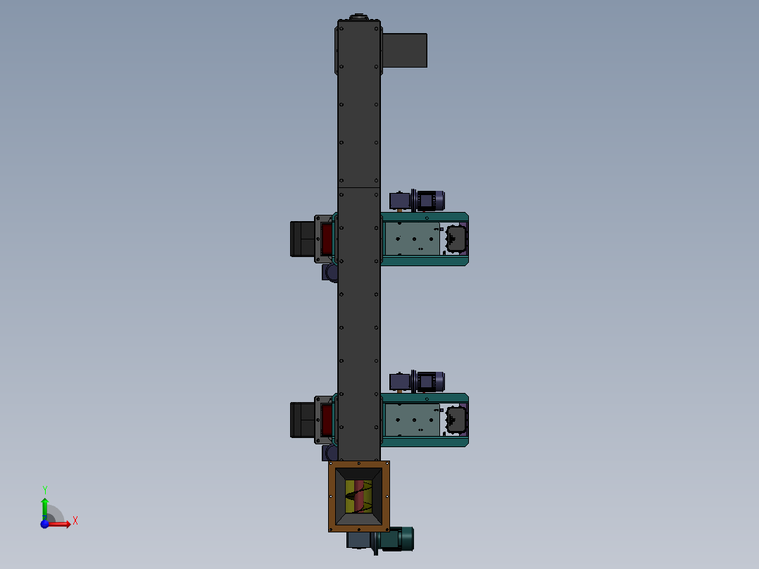 螺旋输送机sw17前视图