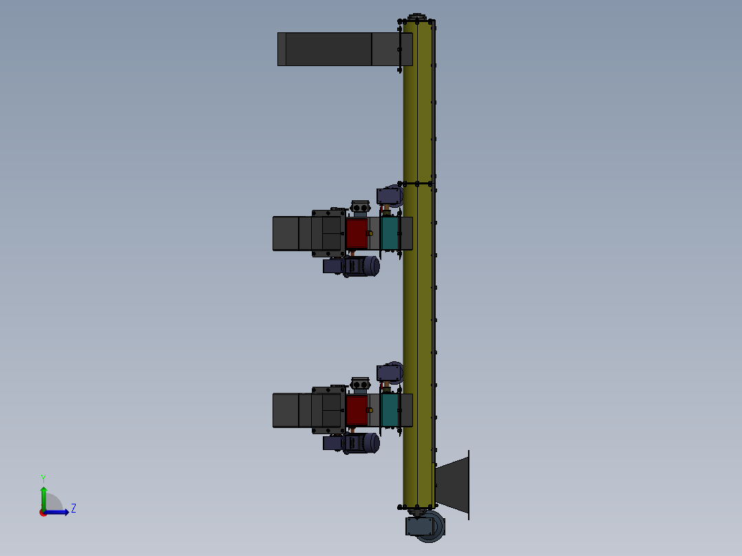 螺旋输送机sw17左视图