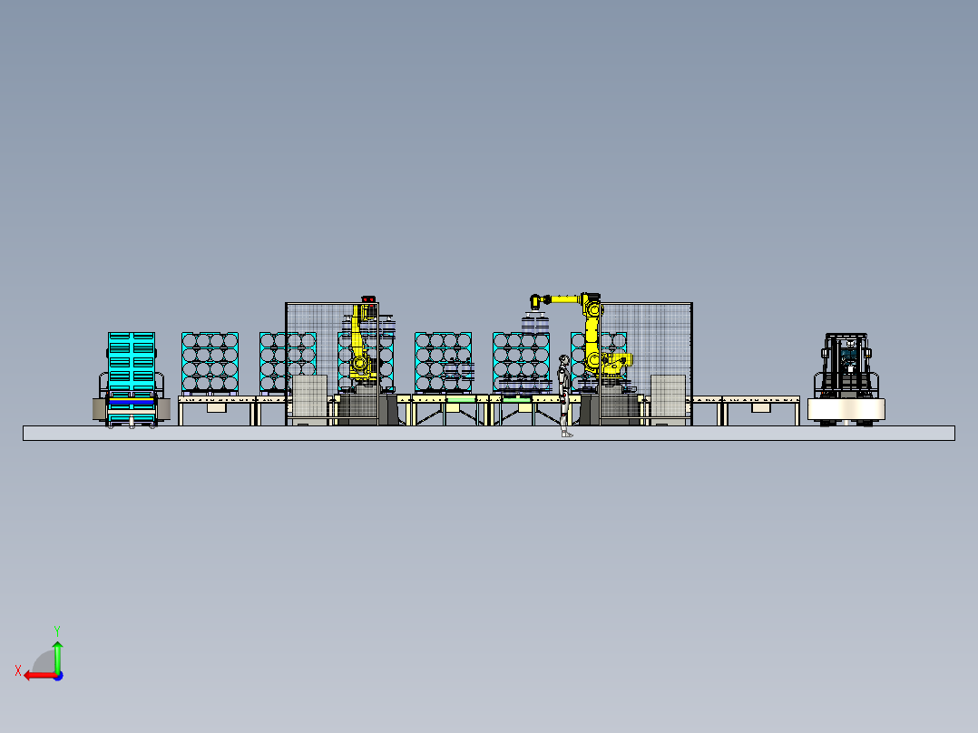 B2003992-生产线 - 水后视图