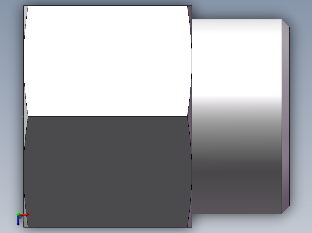 直通内螺纹接头、5DM-36-33俯视图