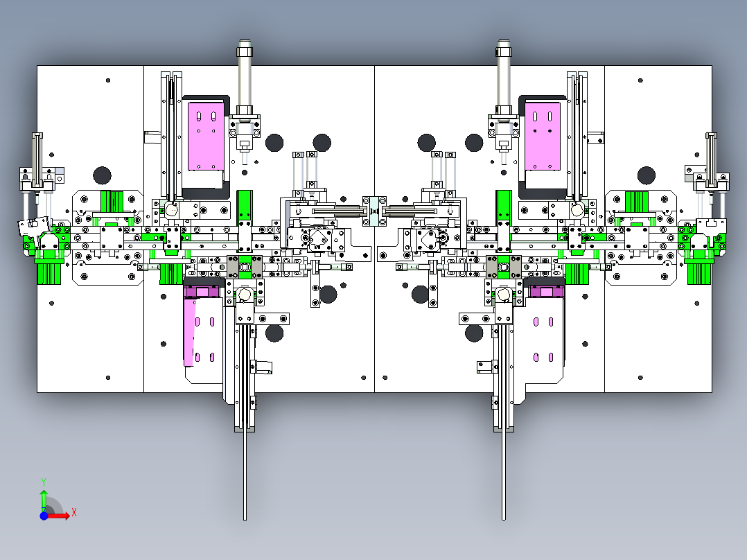 单向阀芯装配设备设计前视图