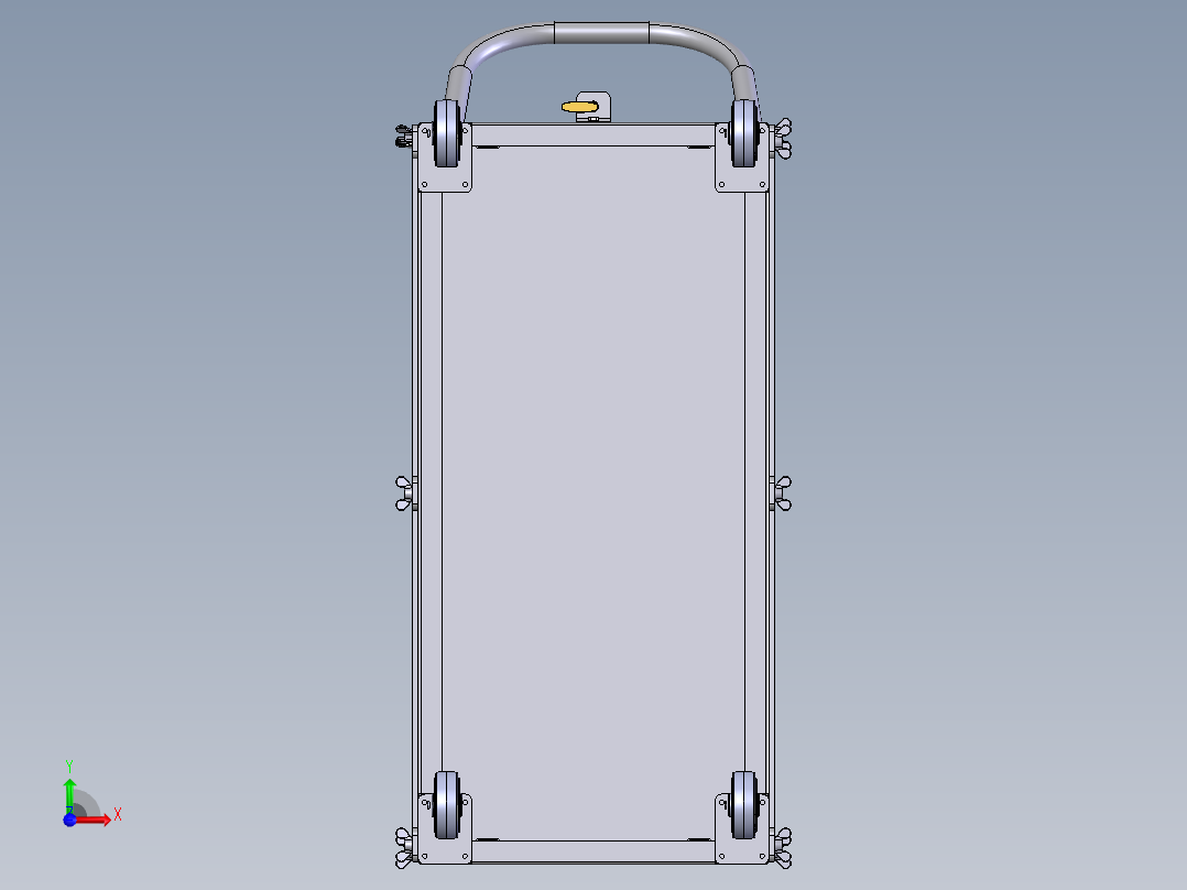 货架、周转栏前视图