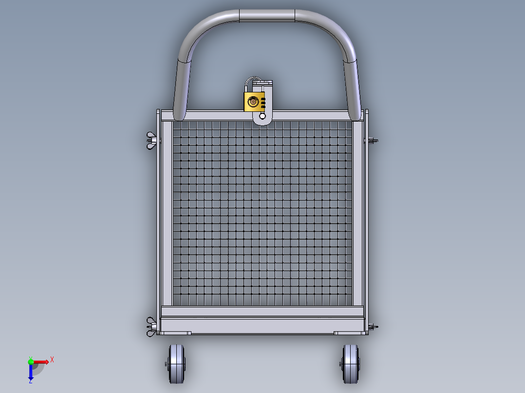 货架、周转栏俯视图