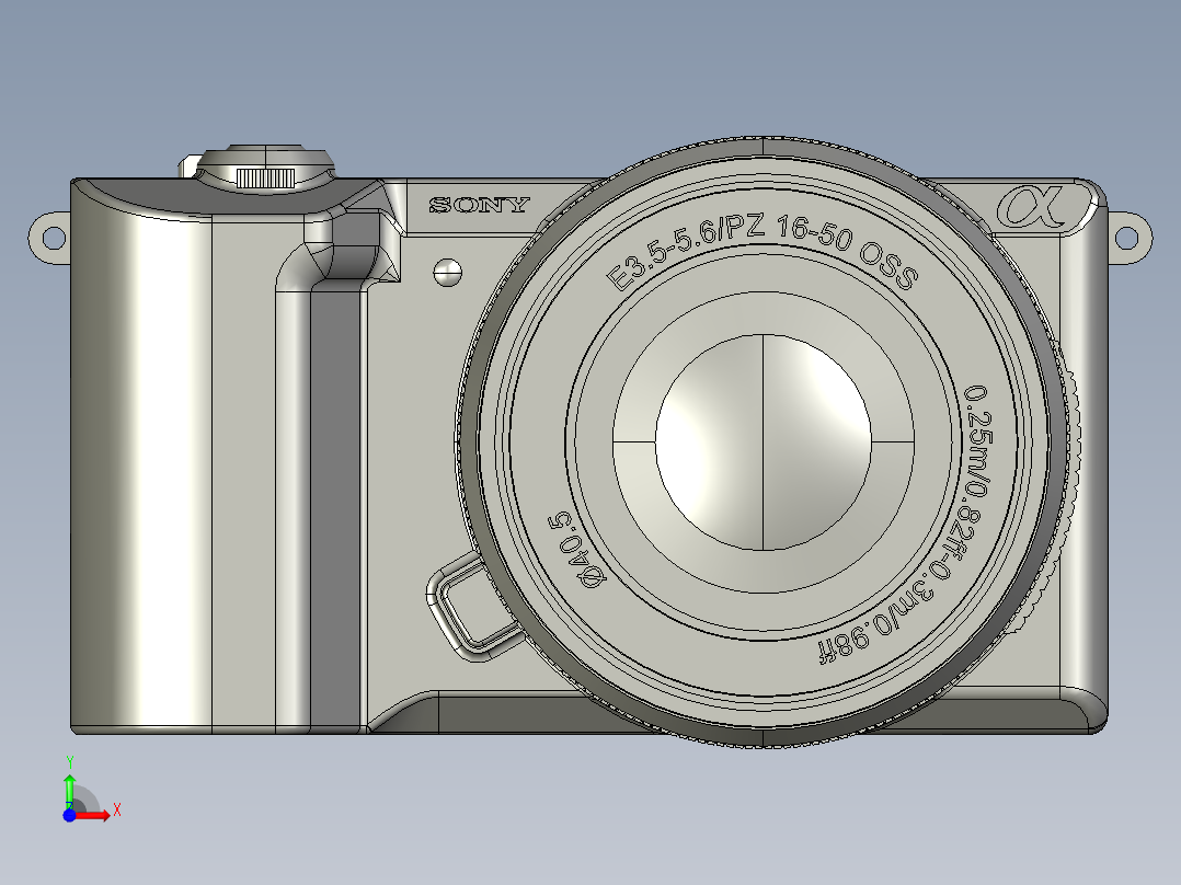 相机、摄像头(52)前视图