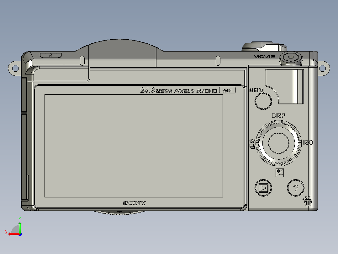 相机、摄像头(52)后视图