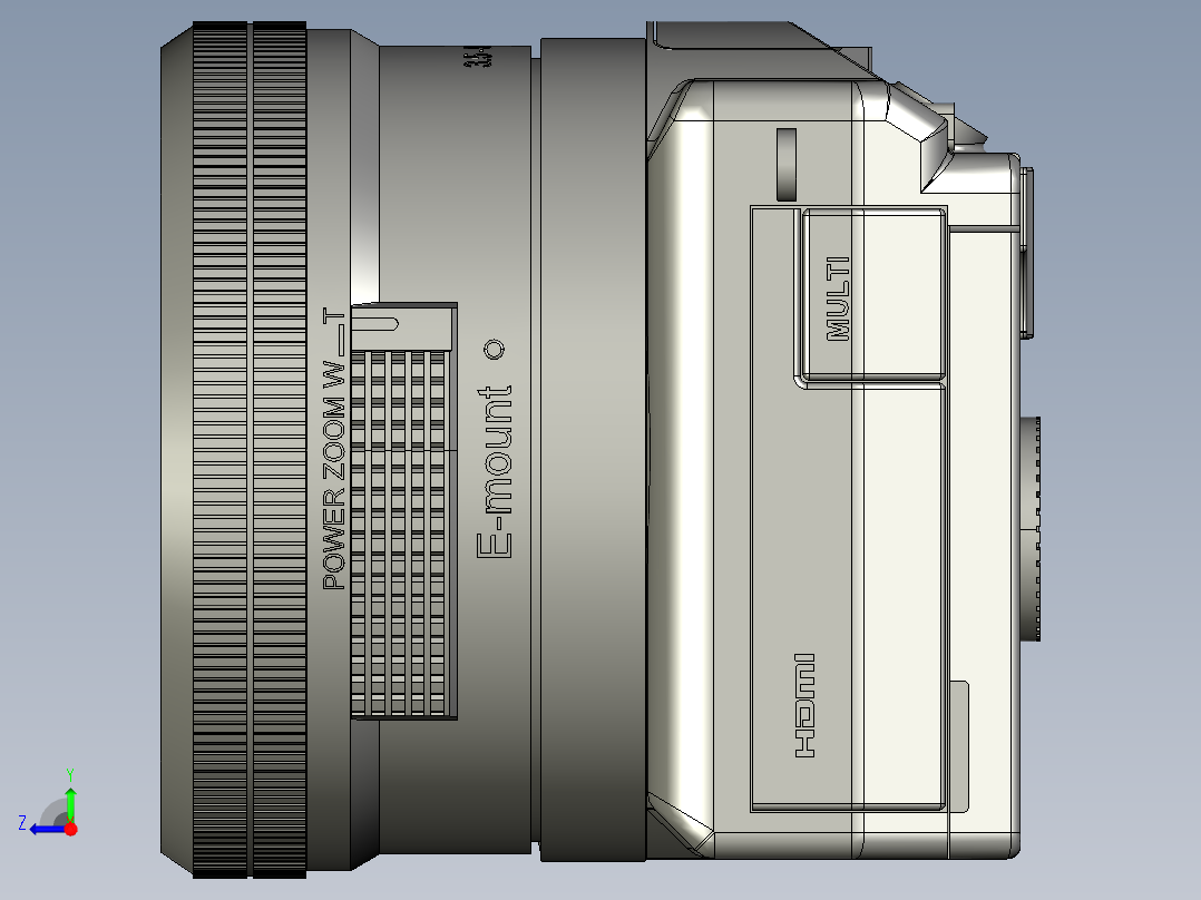 相机、摄像头(52)右视图