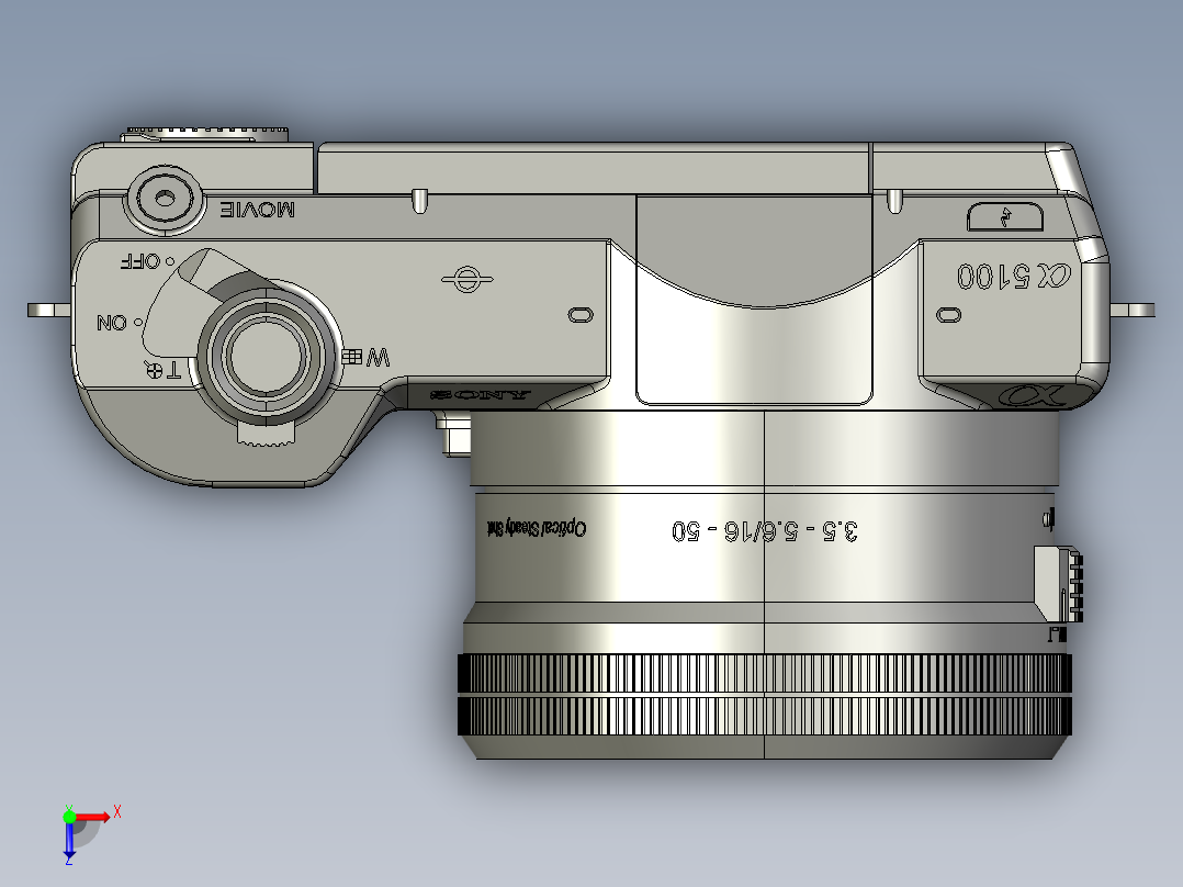 相机、摄像头(52)俯视图
