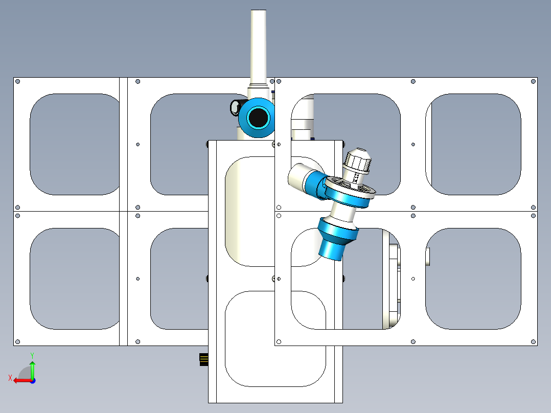 A3004024-活塞式通风机后视图