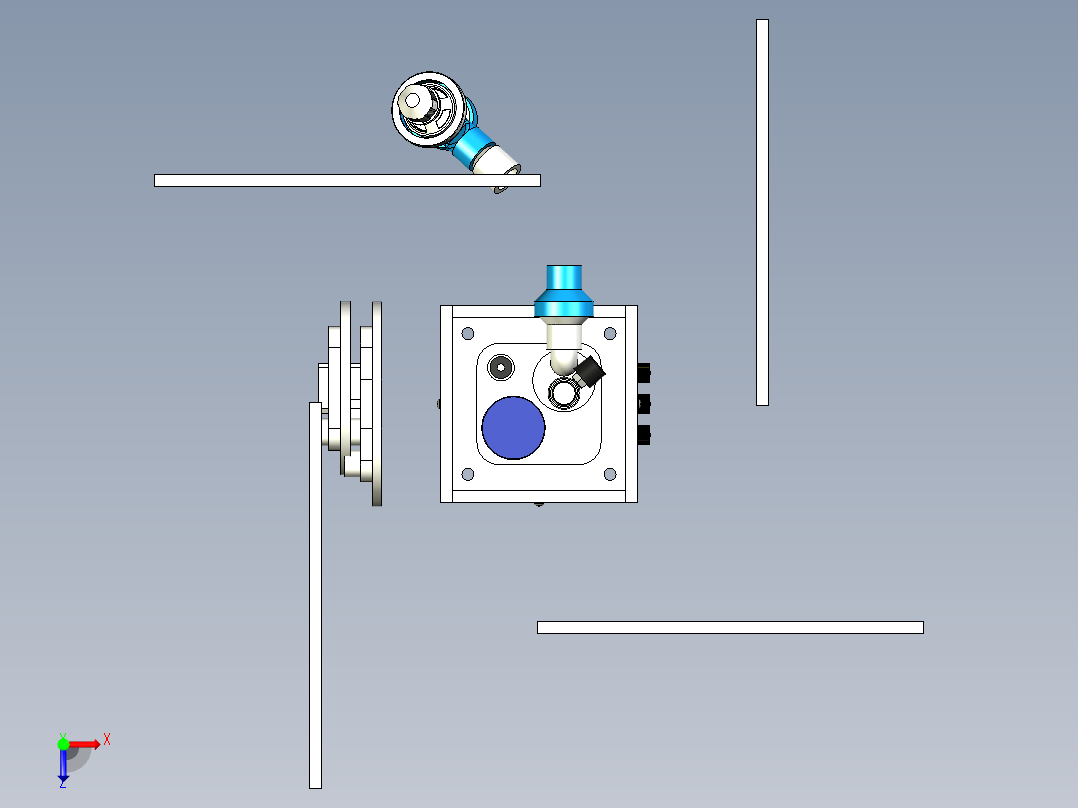 A3004024-活塞式通风机俯视图