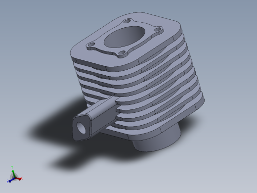 2冲程发动机气缸