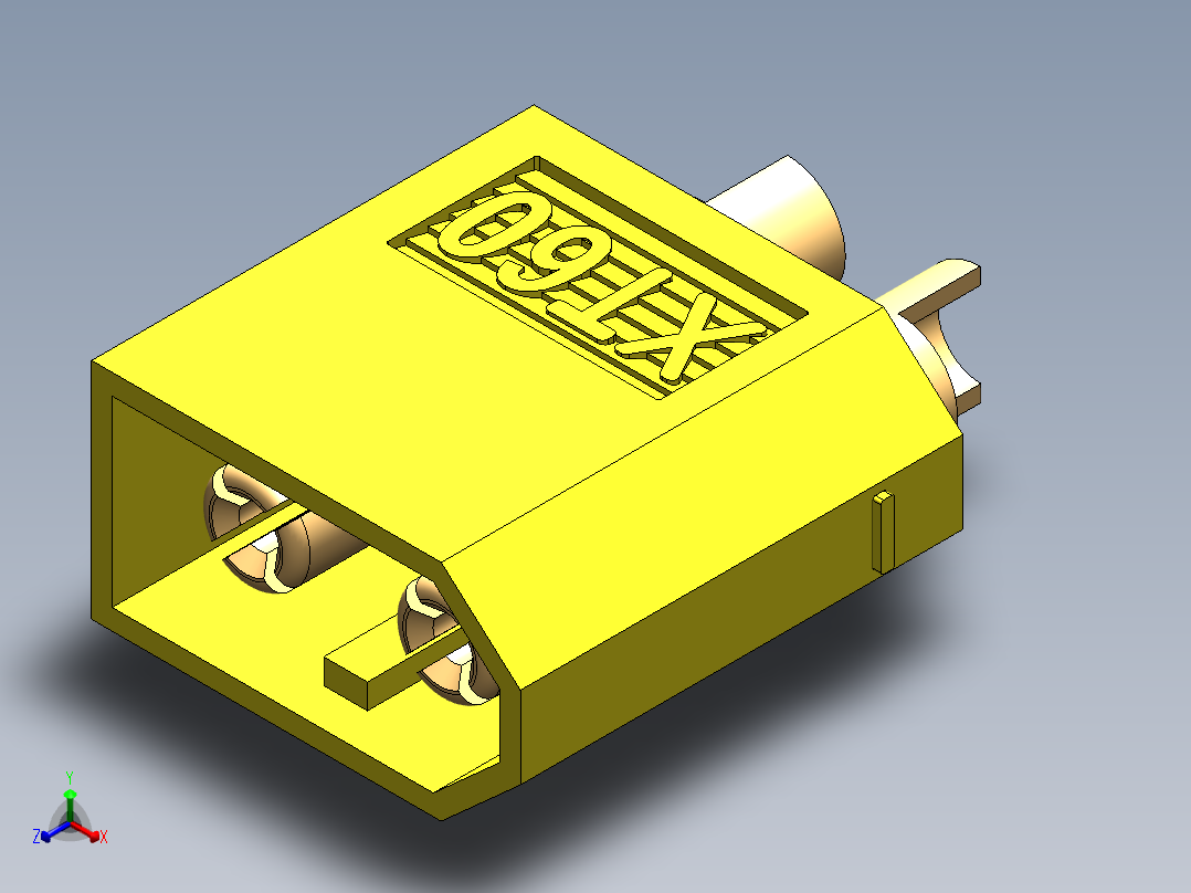 接插件(155)正等轴测图