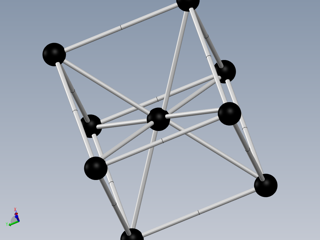 体心立方结构模型11