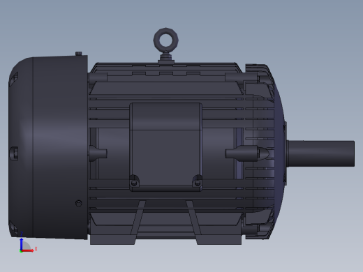 马达75HP-1150 rpm电机前视缩略图