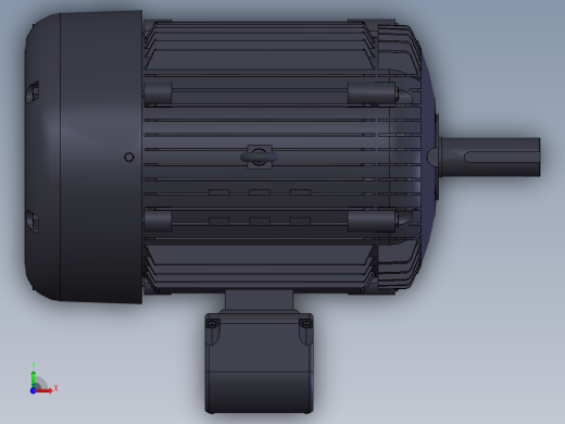 马达75HP-1150 rpm电机俯视缩略图