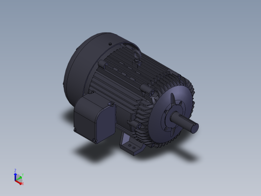 马达75HP-1150 rpm电机正等轴测缩略图