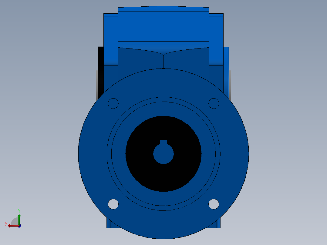 减速机 MRV 118 UO4E 63 B14后视图
