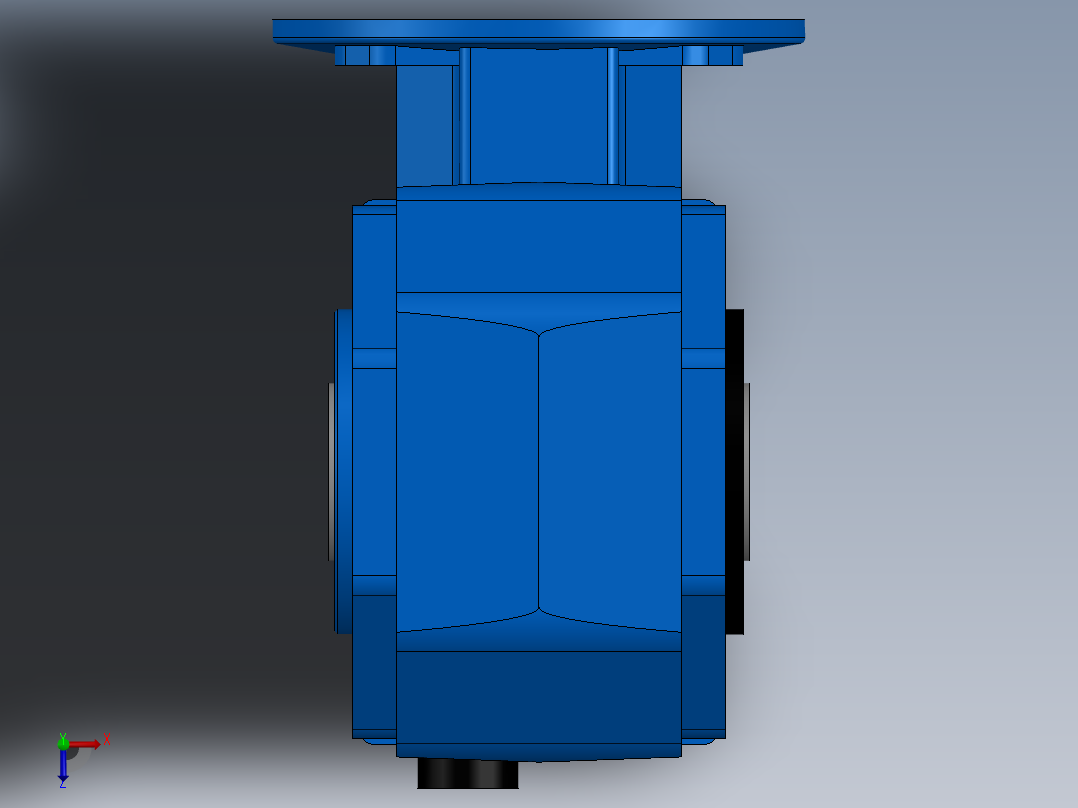 减速机 MRV 118 UO4E 63 B14俯视图