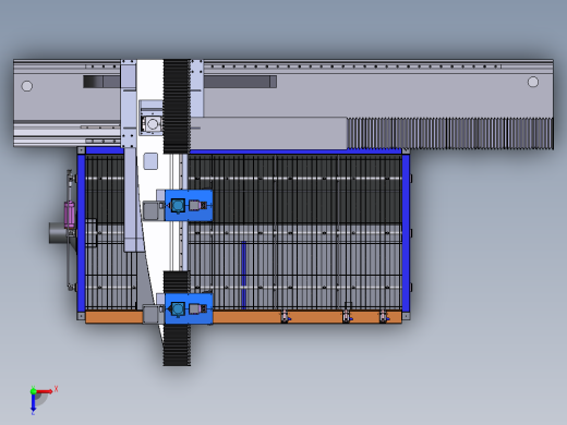 双头切割机总装 XT俯视缩略图