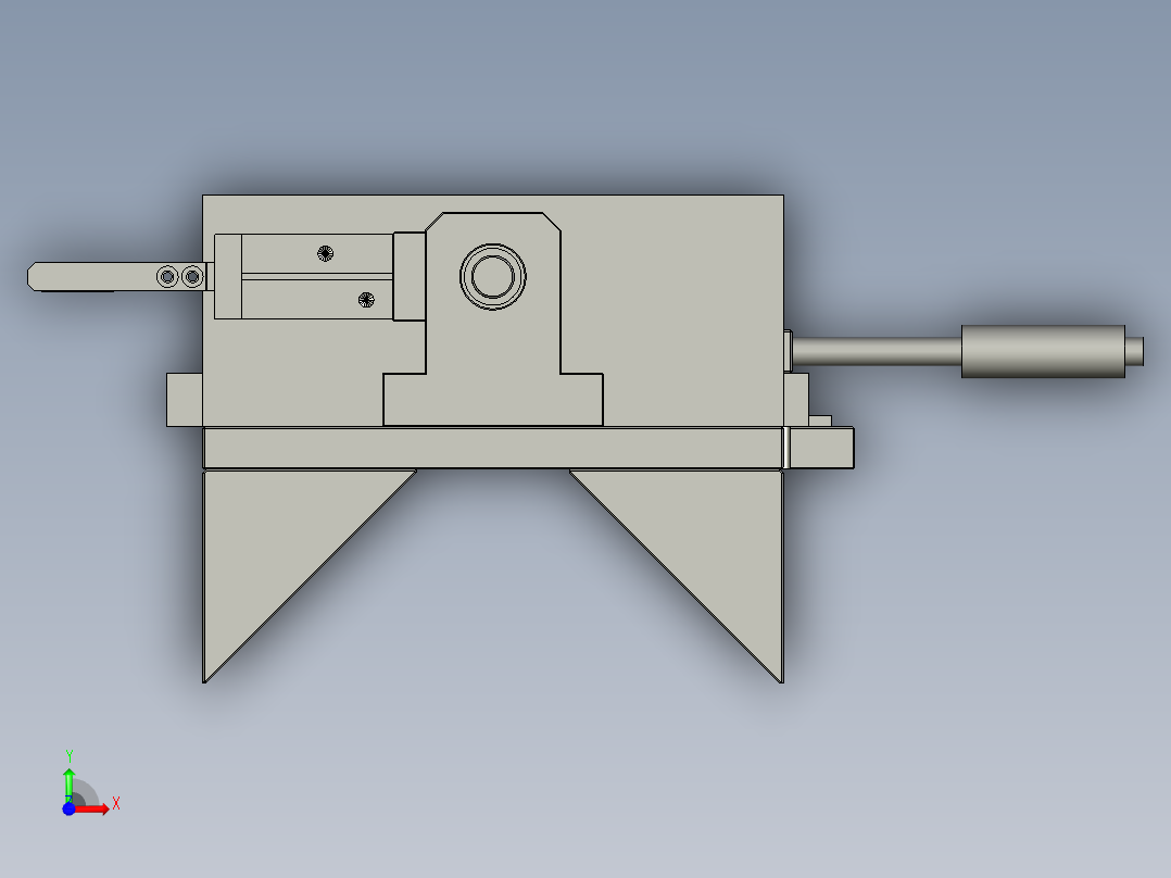 充电宝内部锂电池自动焊接设备设计-04翻转机构-V1前视图