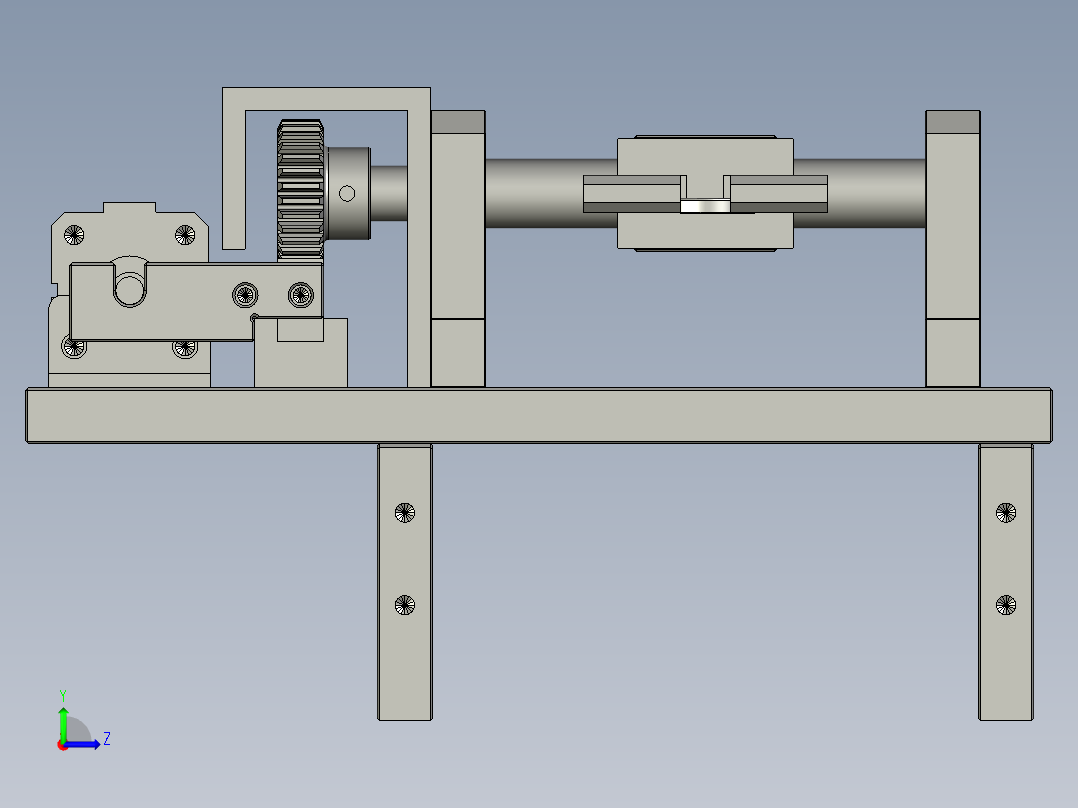 充电宝内部锂电池自动焊接设备设计-04翻转机构-V1左视图