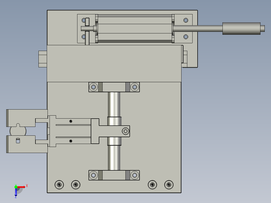充电宝内部锂电池自动焊接设备设计-04翻转机构-V1俯视图