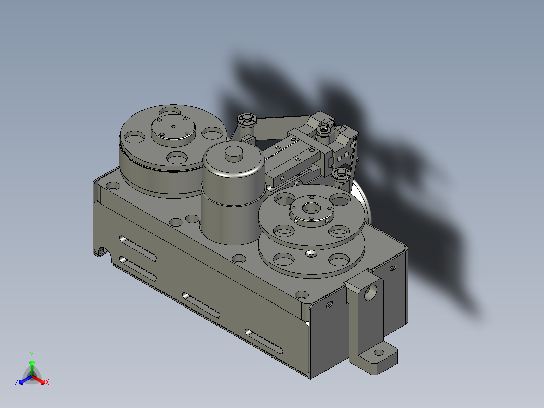 sLDlx6L1针头无尘布清洁擦胶机构2023227-1正等轴测图