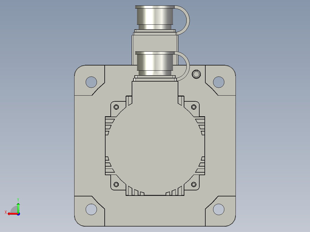 110-180系列伺服电机130ST-M10010后视图
