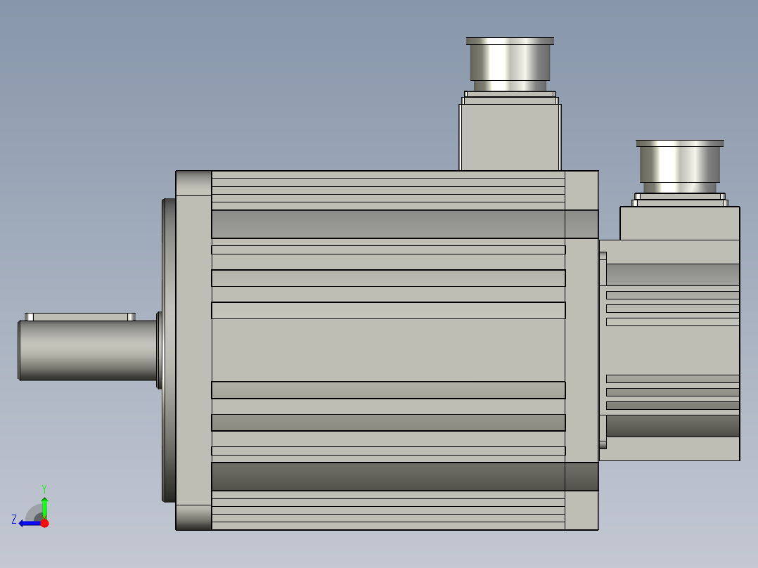 110-180系列伺服电机130ST-M10010右视图