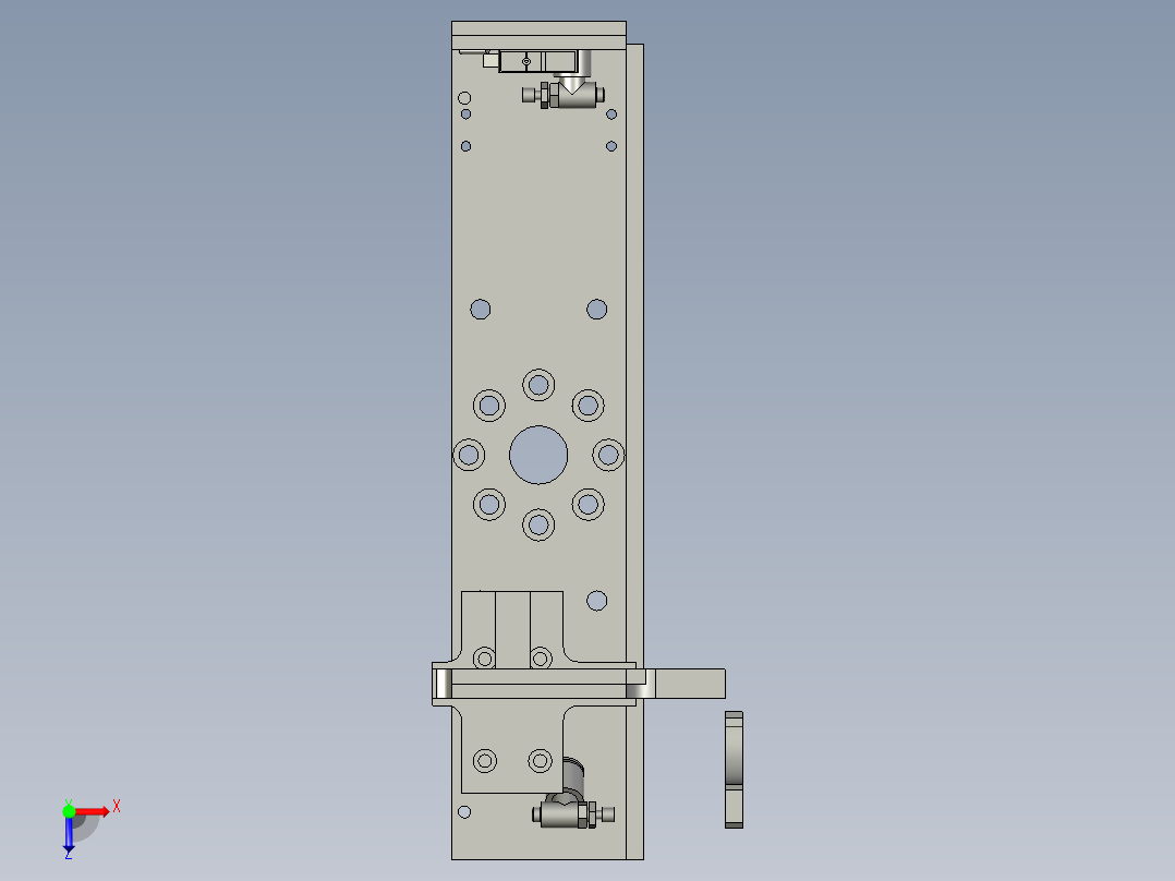 夹爪模组-Q俯视图