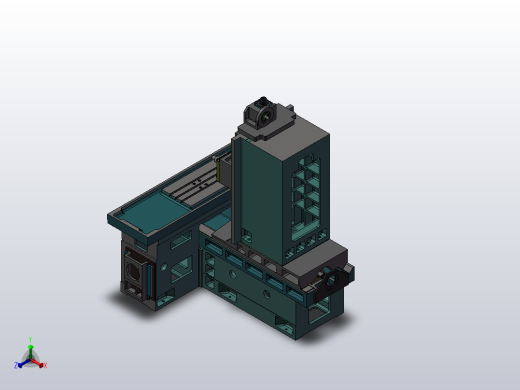 垂直研磨机正等轴测缩略图