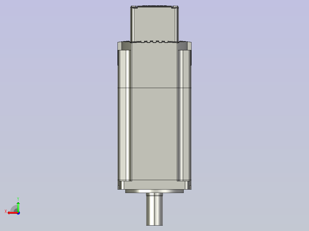 伺服电机1FL6034-2AF21-1AB1_3D_066b8c71c25d9a4d56265d4fc9f45af6-1111后视图