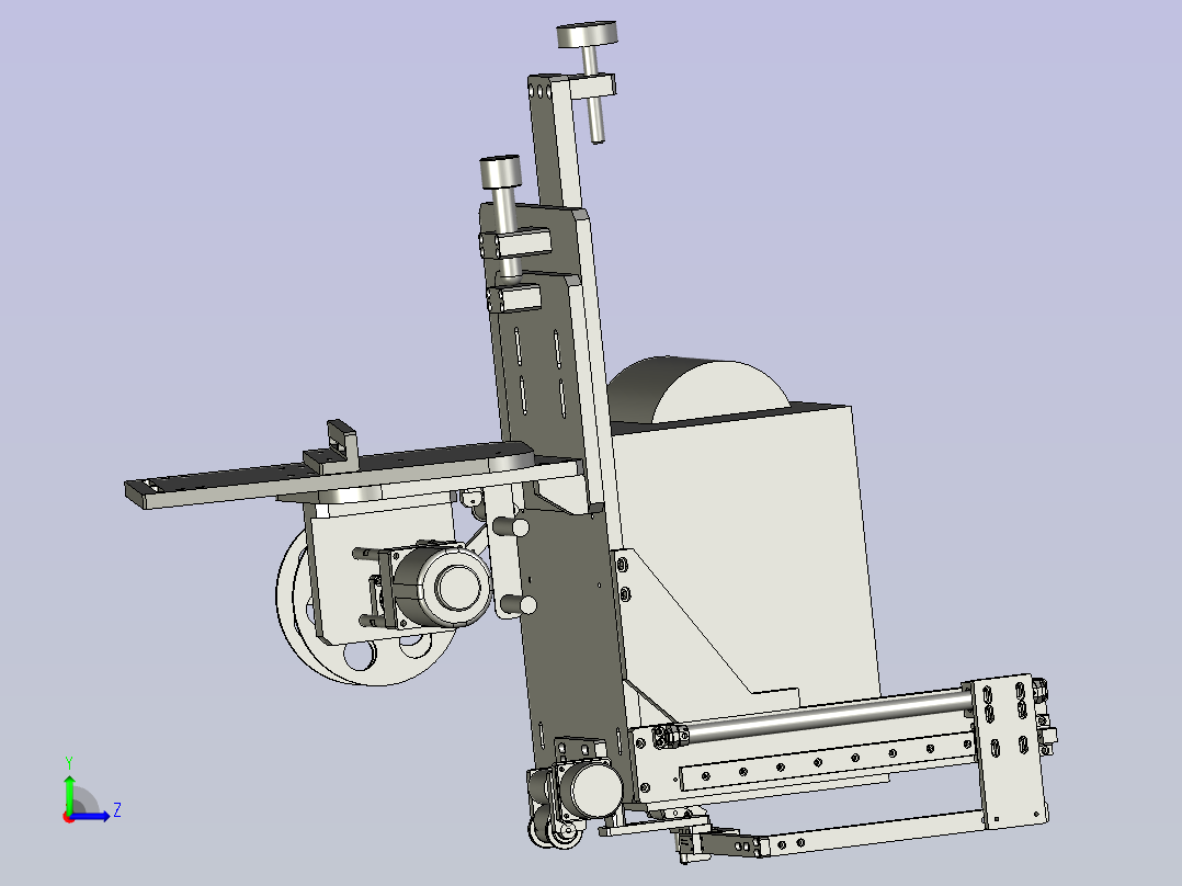 M009F贴标机左视图