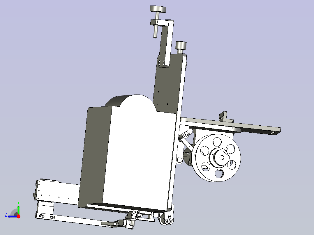 M009F贴标机右视图