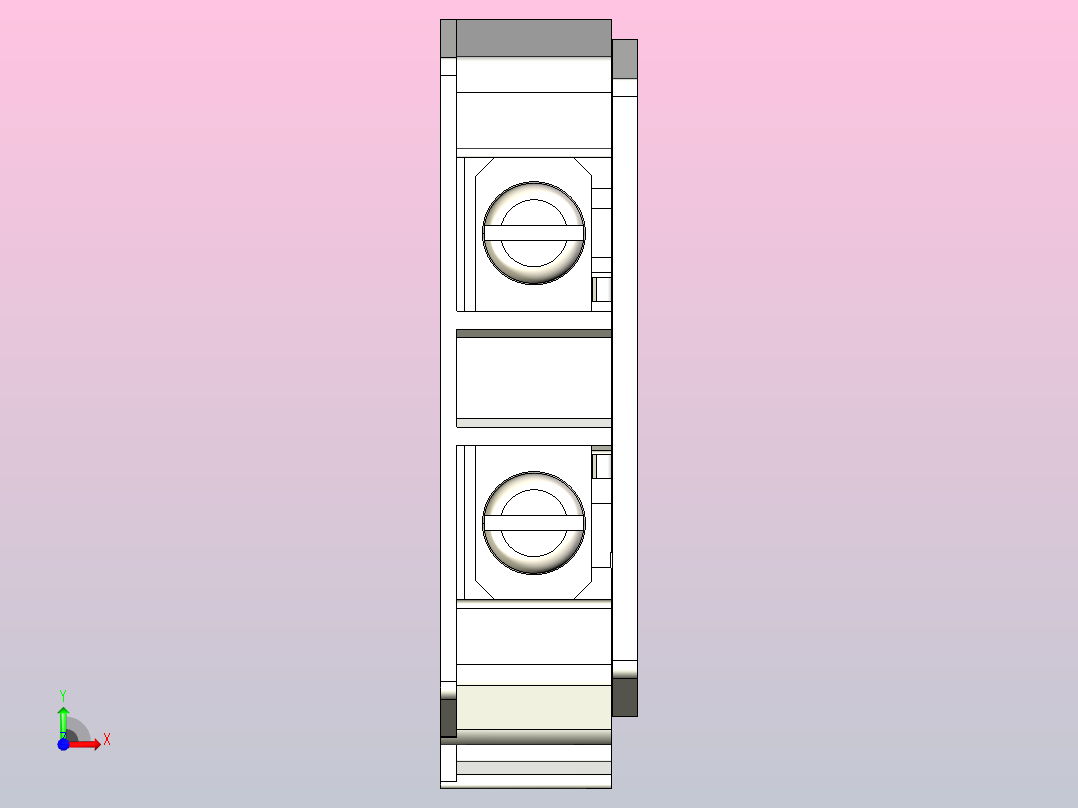 st5-该连接器具有带盖的配置，用于导轨的末端.4前视图