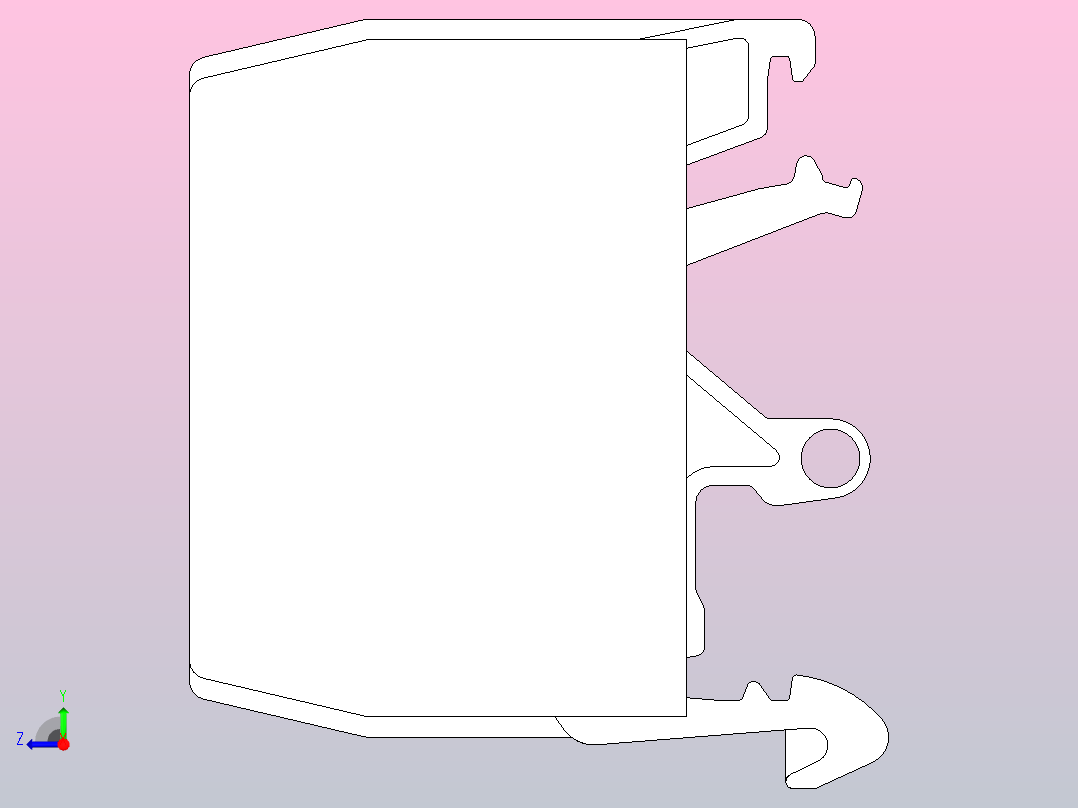 st5-该连接器具有带盖的配置，用于导轨的末端.4右视图