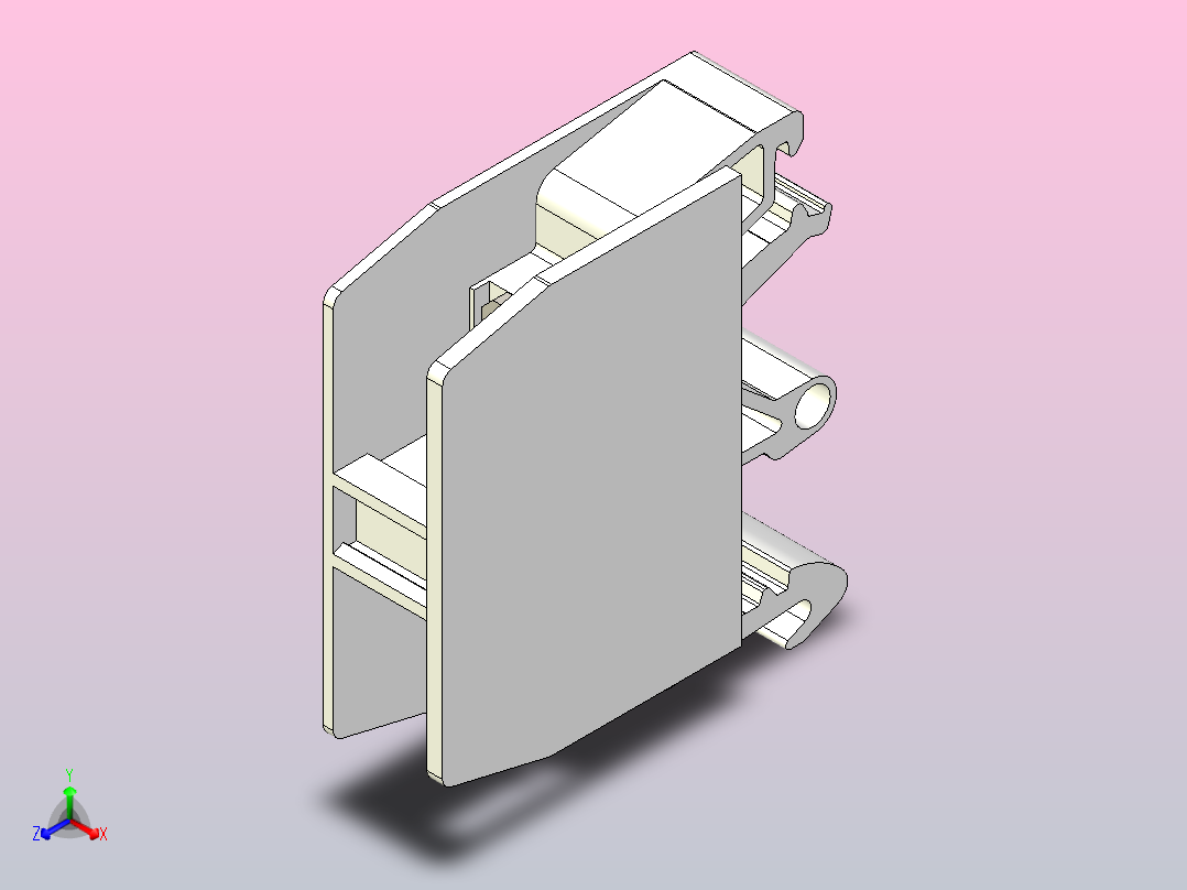 st5-该连接器具有带盖的配置，用于导轨的末端.4正等轴测图