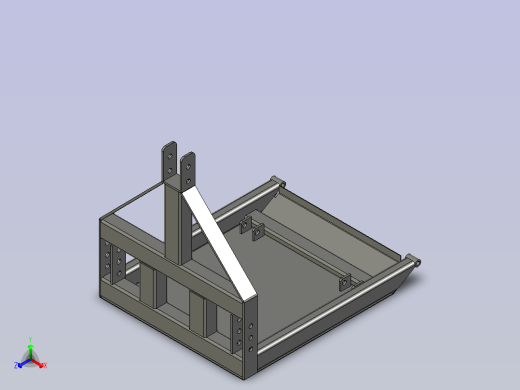 安全高效的2米重型拖拉机运输平台