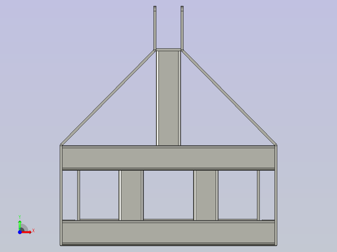 安全高效的2米重型拖拉机运输平台前视图