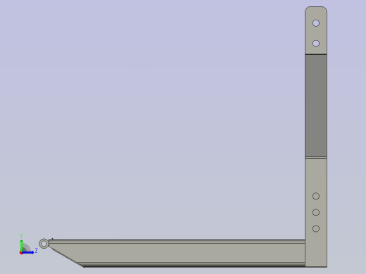 安全高效的2米重型拖拉机运输平台左视缩略图