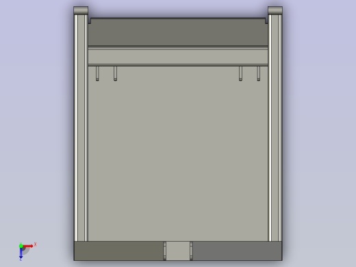 安全高效的2米重型拖拉机运输平台俯视缩略图