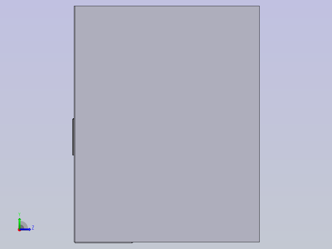 厨房设计左视图