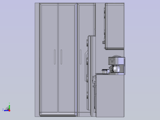 厨房设计右视缩略图