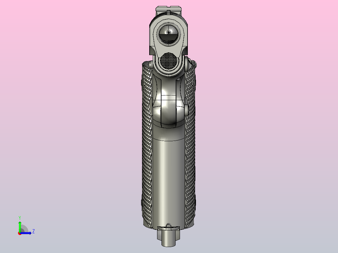 柯尔特M1911A1手枪左视图