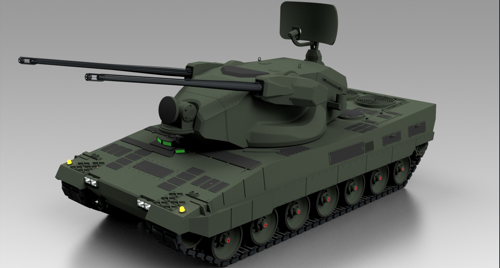 gepard SPAA 防空35毫米-概念