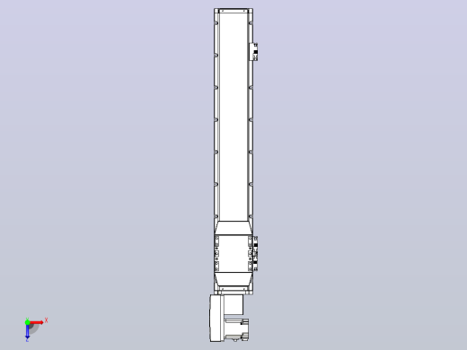 机器人皮带驱动直线轴TPA-GCB-120-P70-L600-QL-M20-N3俯视缩略图