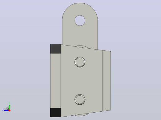 1873-K1000-C2扣链式转弯链板(无轴承)右视缩略图