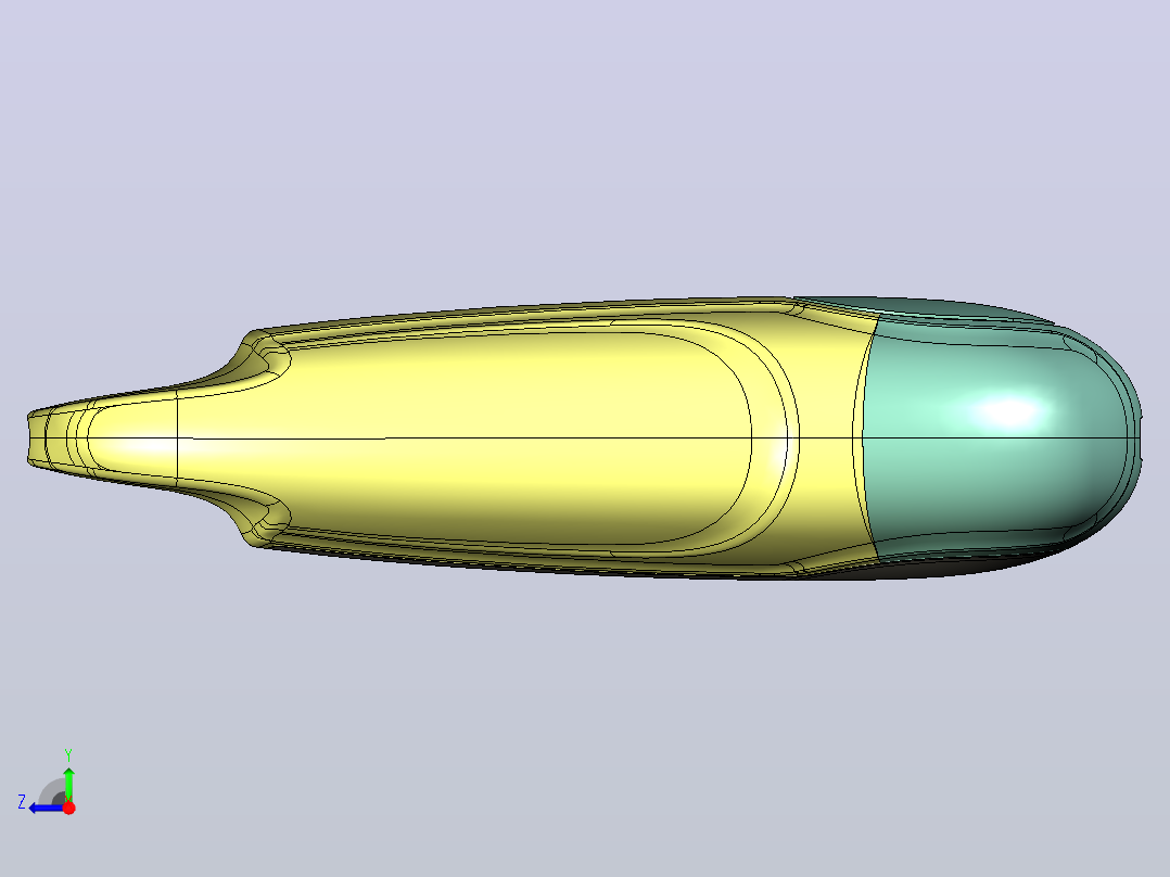 电子产品吸烟器右视图